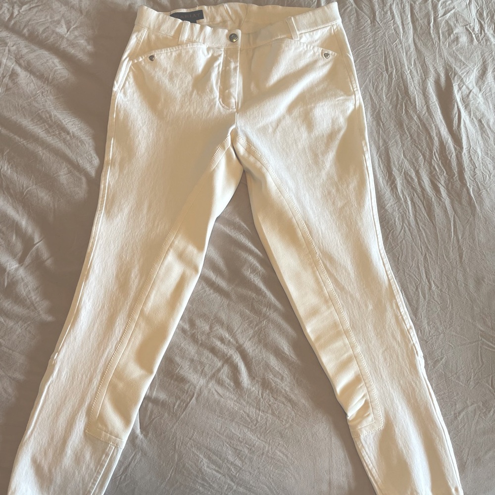 Equestrian White Ariat breeches Size Small (24L) like new